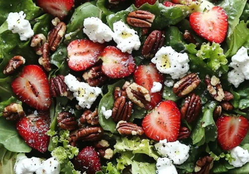 Greek salad with apples
